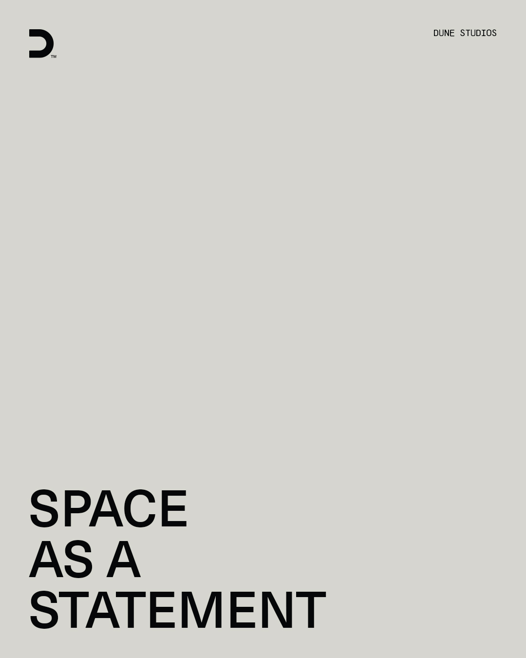 Dune Studios — a creative agency founded by architects